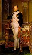 Jacques-Louis David Napoleon in His Study painting